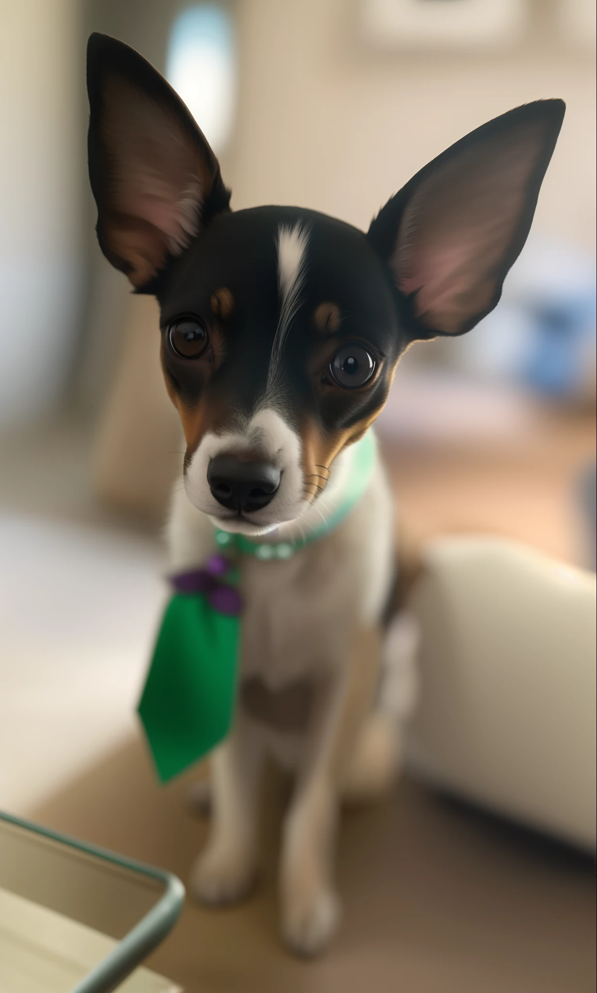 Happy Birthday to a happy furry baby, 4K HD Resolution, High quality image, award winning image, National Geographic picture with grainy background, award winning image, award winning image, hyperrealistic, high resolution, very detailed, award winning image, very detailed, HD Quality
