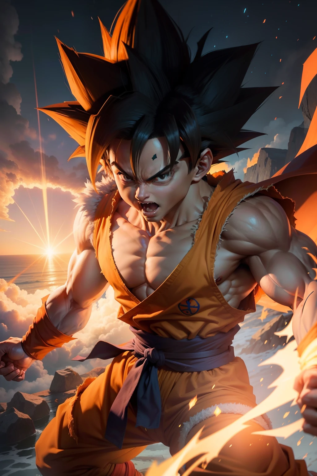 goku instinto superior sem fundo em png para por em uma estampa