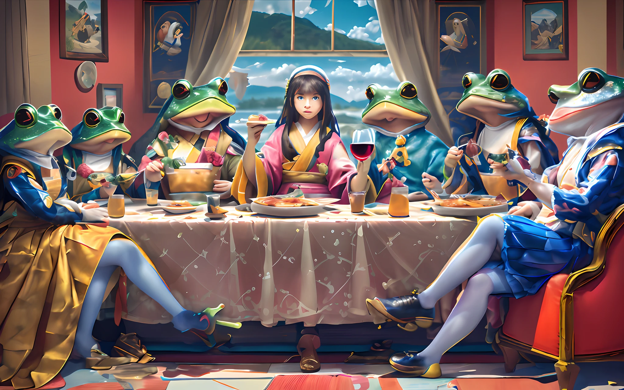 With the hands of a girl holding a wine bottle in her hands、There is a background