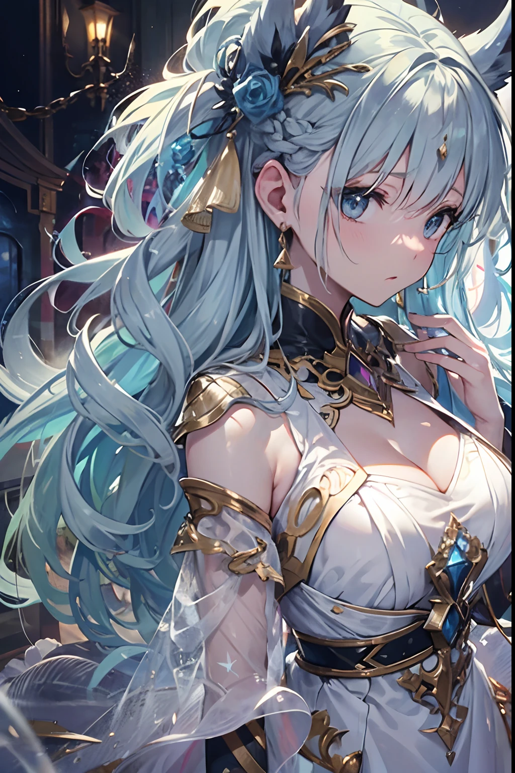 ((Finest quality)),(超A high resolution),(ultra-detailliert),(Meticulous portrayal),((The most picturesque work of art),Ultra-Precision Art,The art of astounding depiction, (1人の女性:1.5),Challenging,