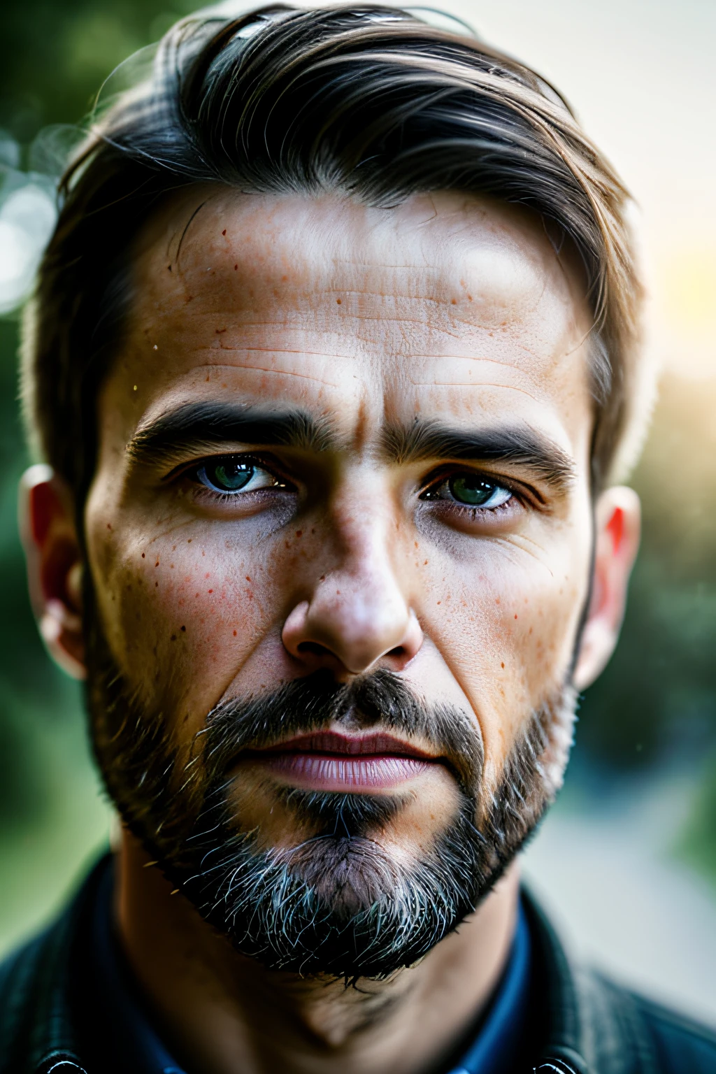 Portrait, Face, Cinematic photo of a male theologian in Catalonia, Cinematic lighting, depth of fields, Bokeh, Realism, Photorealistic, Hyper-Realism, Professional Photography, nffsw, Digital SLR, nffsw, Ambient Occlusion, Iris and pupil rendering, Advanced color classification, Nvidia RTX Ray Tracing