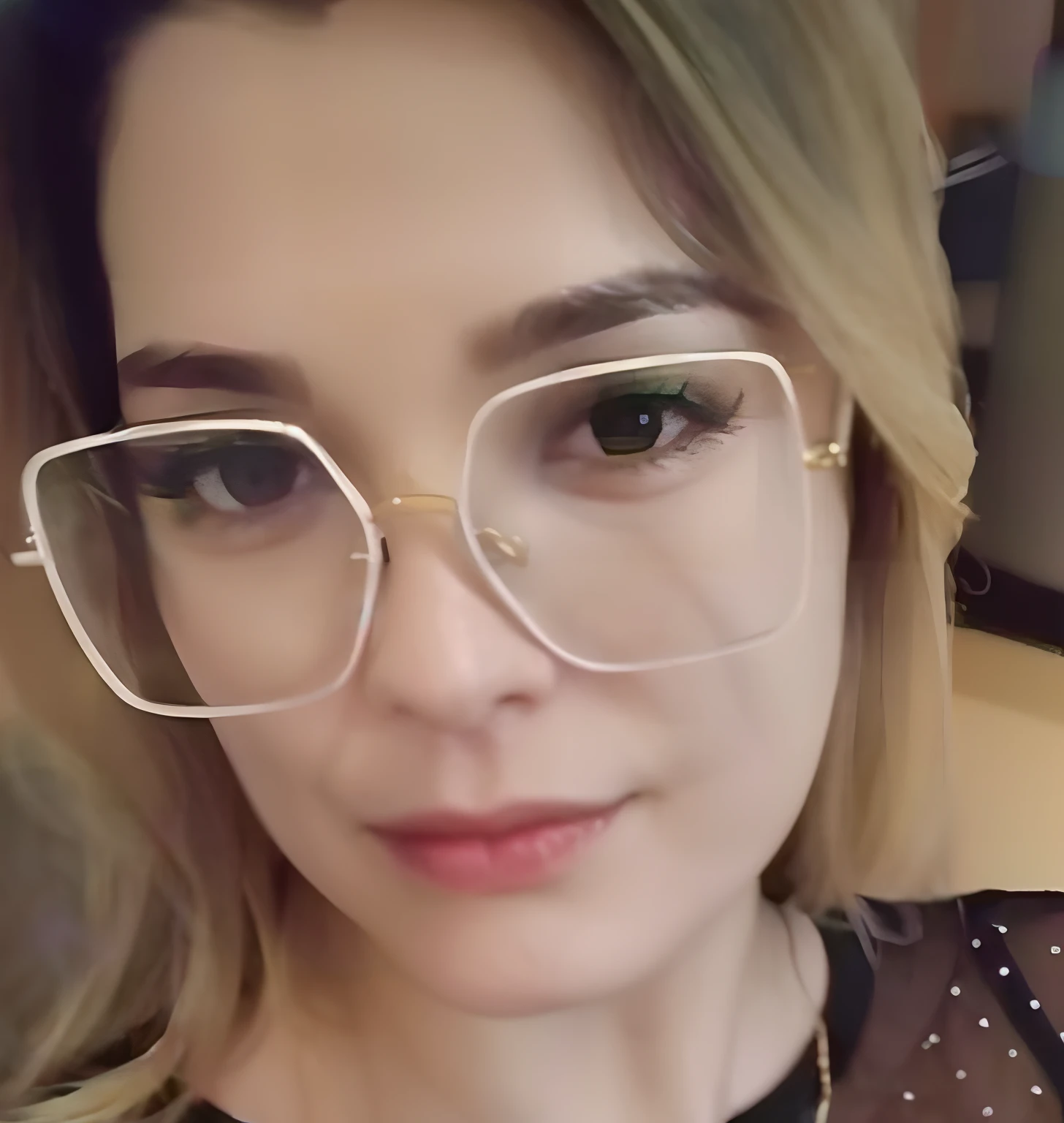 ((highest quality)), ((masterpiece)), (detailed), Perfect Face,、Blonde、((fluffy hair))、Short Hair、(((Big Tits)))、In a suit、Glasses、White、In the office、Adult women、Shiny nipples、Sweating profusely、smile、Voluminous Hair、Wearing a suit、Cleavage、Showing her boobs、Exposing her breasts、Small nipples、