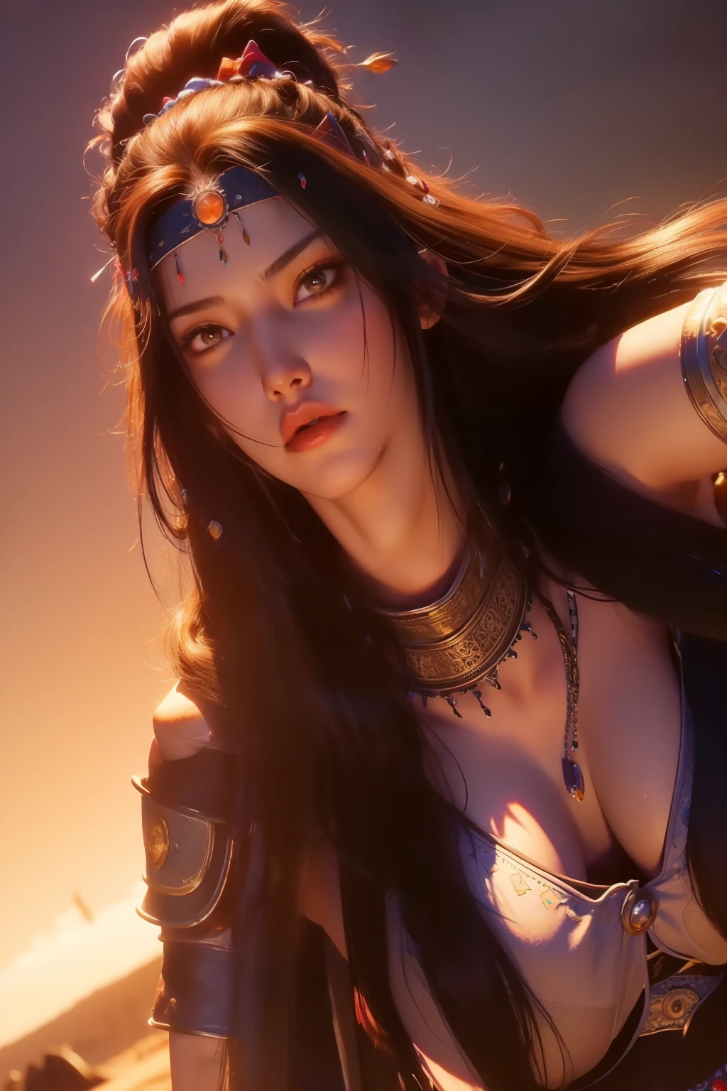 ((Best quality)), ((Masterpiece)), ((Ultra-detailed)), (illustration), (Detailed light),yelvzhiwu