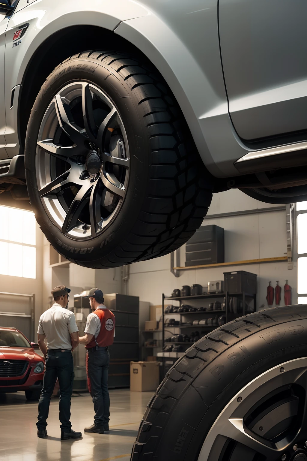 logo about automotive center auto tire shop