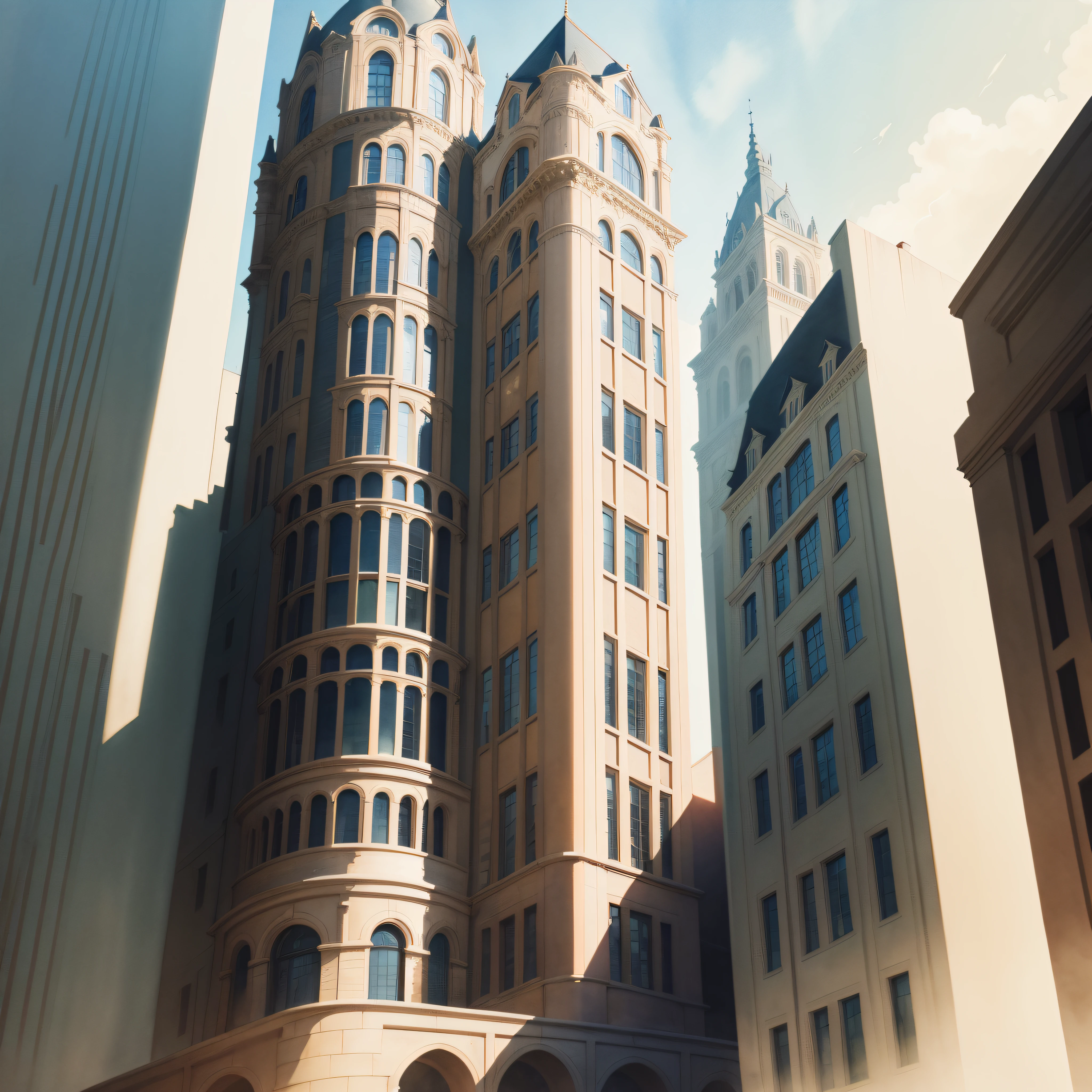Architectural: Artists use watercolors to depict buildings, landmarks, and architectural details with precision and flair.