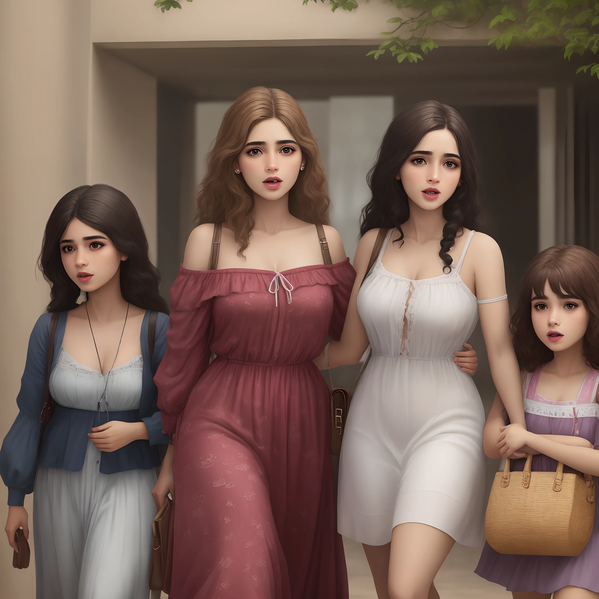 Meninas racista branca