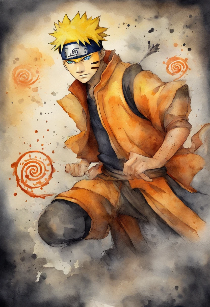uzumaki naruto,独奏,top-quality,Professionally written,Spiral pills,ninjartist
