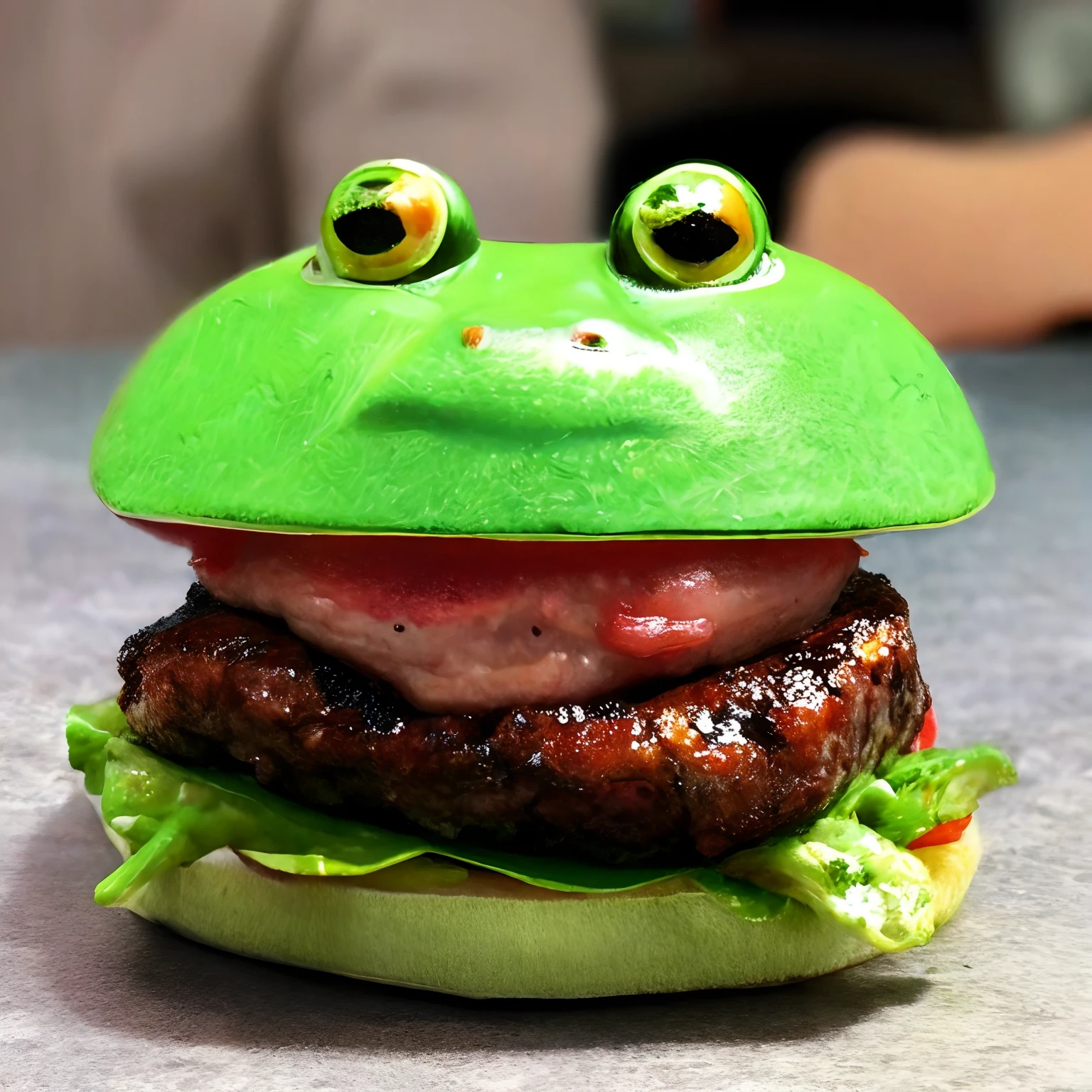 Frog Grilled Whole Burger