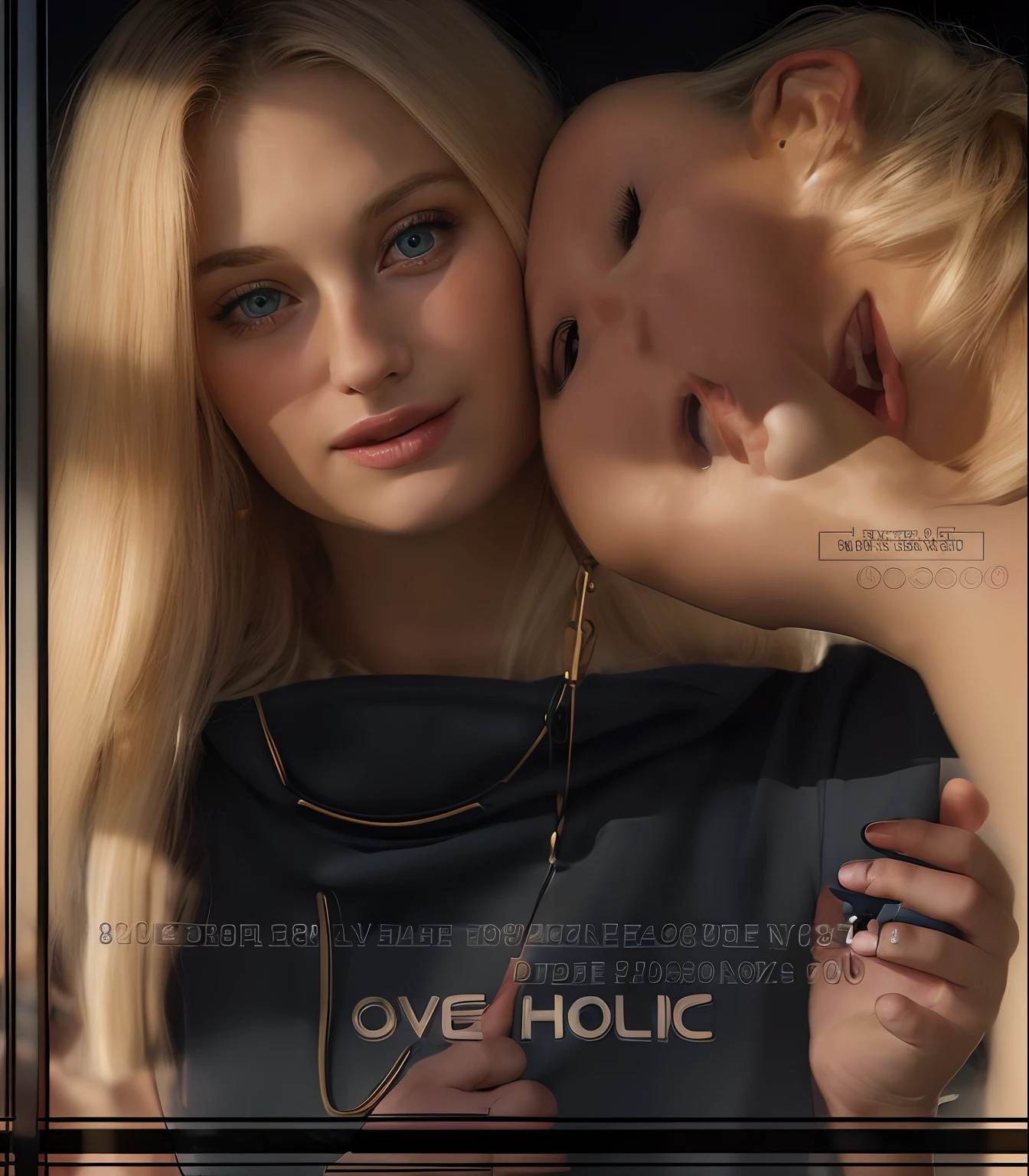(close-up, editorial photograph of a blonde 21 year old woman), (highly detailed face:1.4)(blue eyes) (smile:0.7) (background inside dark, moody, private study:1.3) POV, by lee jeffries, nikon d850, film stock photograph ,4 kodak portra 400 ,camera f1.6 lens ,rich colors ,hyper realistic ,lifelike texture, dramatic lighting , cinestill 800,