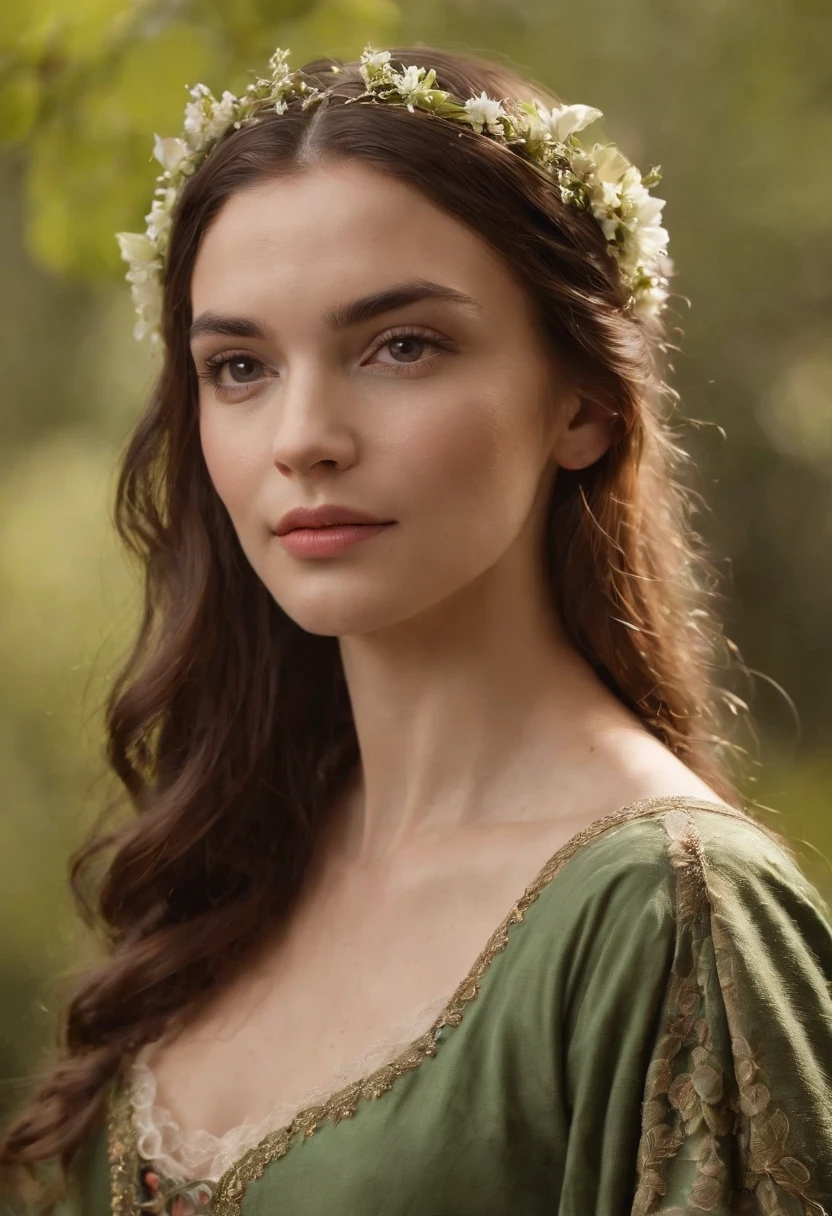 (((uma ferida avermelhada profunda atravessa sua bochecha esquerda))) tez justa, mulher em torno de 19 anos, cabelos brancos naturais, olhos verdes distintos, vestindo kohl, slender and graceful, Beautiful, luz de velas em um ambiente medieval, Ultra sharp focus, tiro realista, roupas femininas medievais, cores tetradicas (cicatriz:1.4)