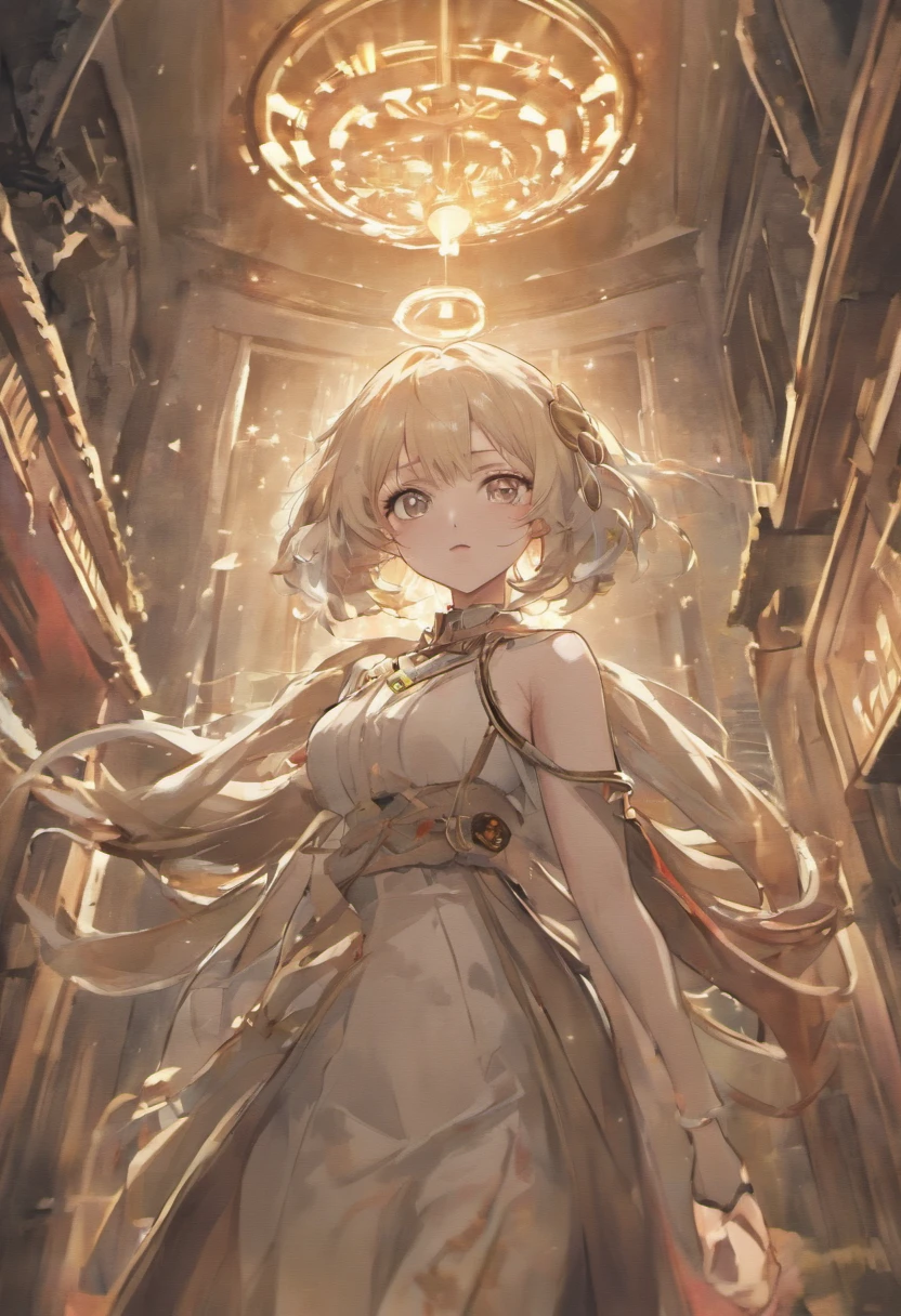 Masterpiece, Highest quality, (solofocus), (Perfect face:1.1), (High detail:1.1),Dramatic, 1人, (Pale skin), Long white hair, White eyes, Solo, Long hair, Moon, Night, white luxury suit, Vampire, covered navel, pouty lips, Covered, victorian city, Detailed background, Gothic Renaissance, Cinematic lighting,