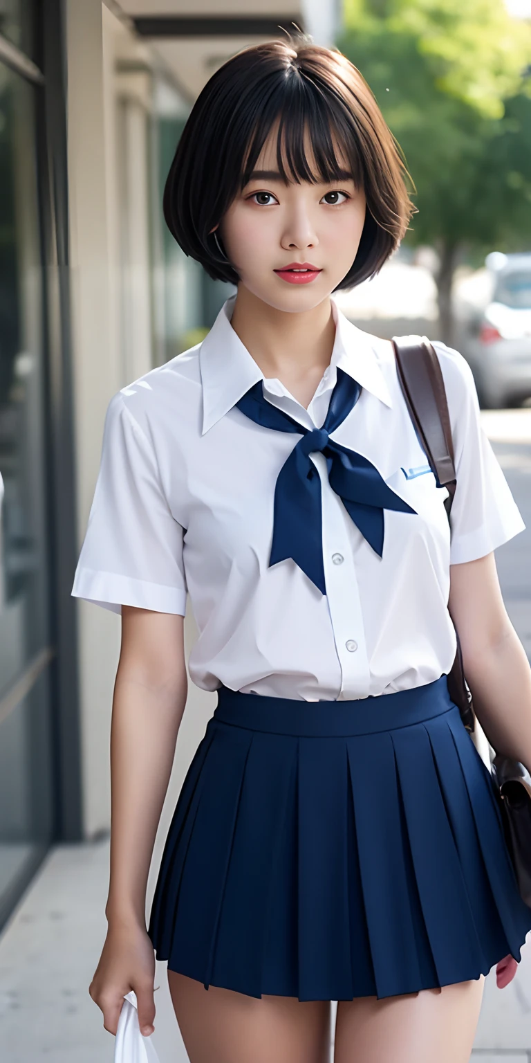 (masterpiece, Highest quality:1.2), 8k, young美しい女の子, 85mm,Official AR RAW Photos，Young,Baby Face,clear,Junior high school freshman，very cute,Idol Style,student，Very short hair,10 generationsの少女 ,Place your hands behind your back，young,I can see your chest,Flat Chest，Erect nipples，No makeup, Film Grain, chromatic aberration, Sharp focus, Face Light, Bright lighting, 10 generations, Detailed face, ((((((14 year old high school girl))))))、Tight waist,Delicate body,In the evening classroom，Delicate genitals，Genitals are clearly visible,Young性器,Wide-open legs,Wide-open legs,Spread your legs as wide as you can，Look at my genitals,Showing off genitals,Feels good,From below,From the ground