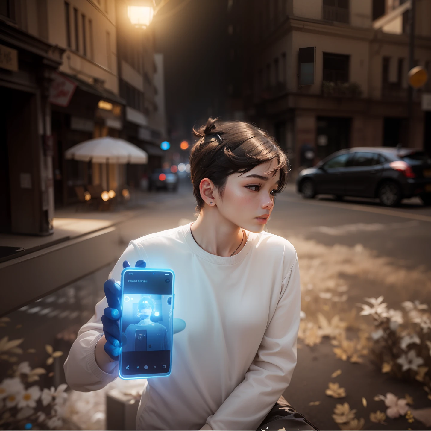 Same photo with light ai