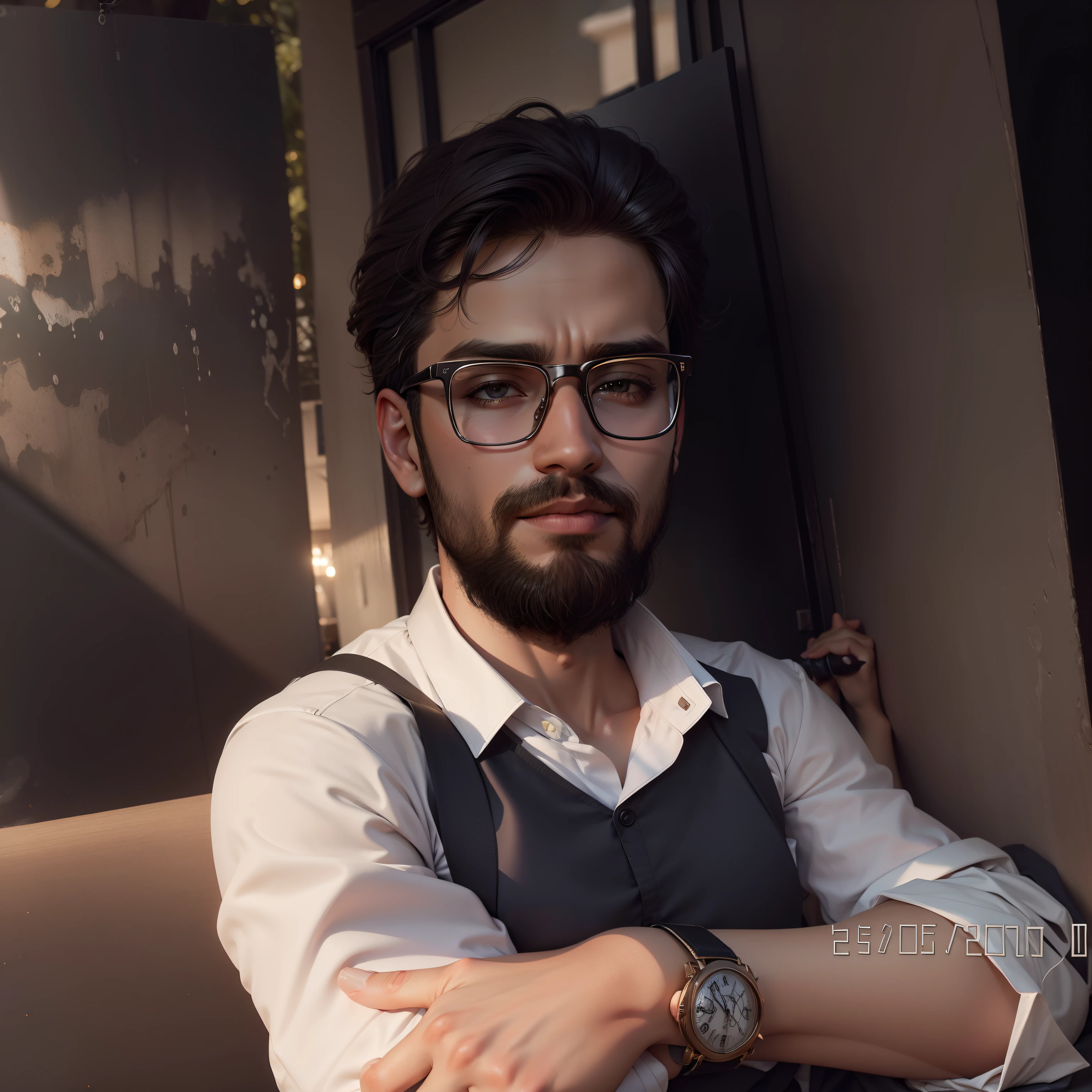 Change background and tshir to officeial formal dress to rwlalutic