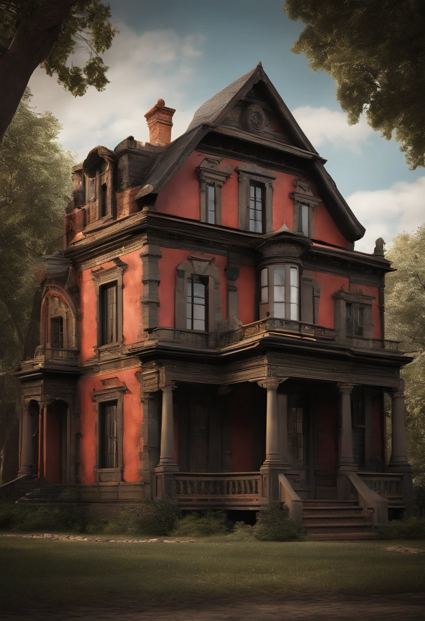 Old house、Historical fonts，Logo design for art projects。