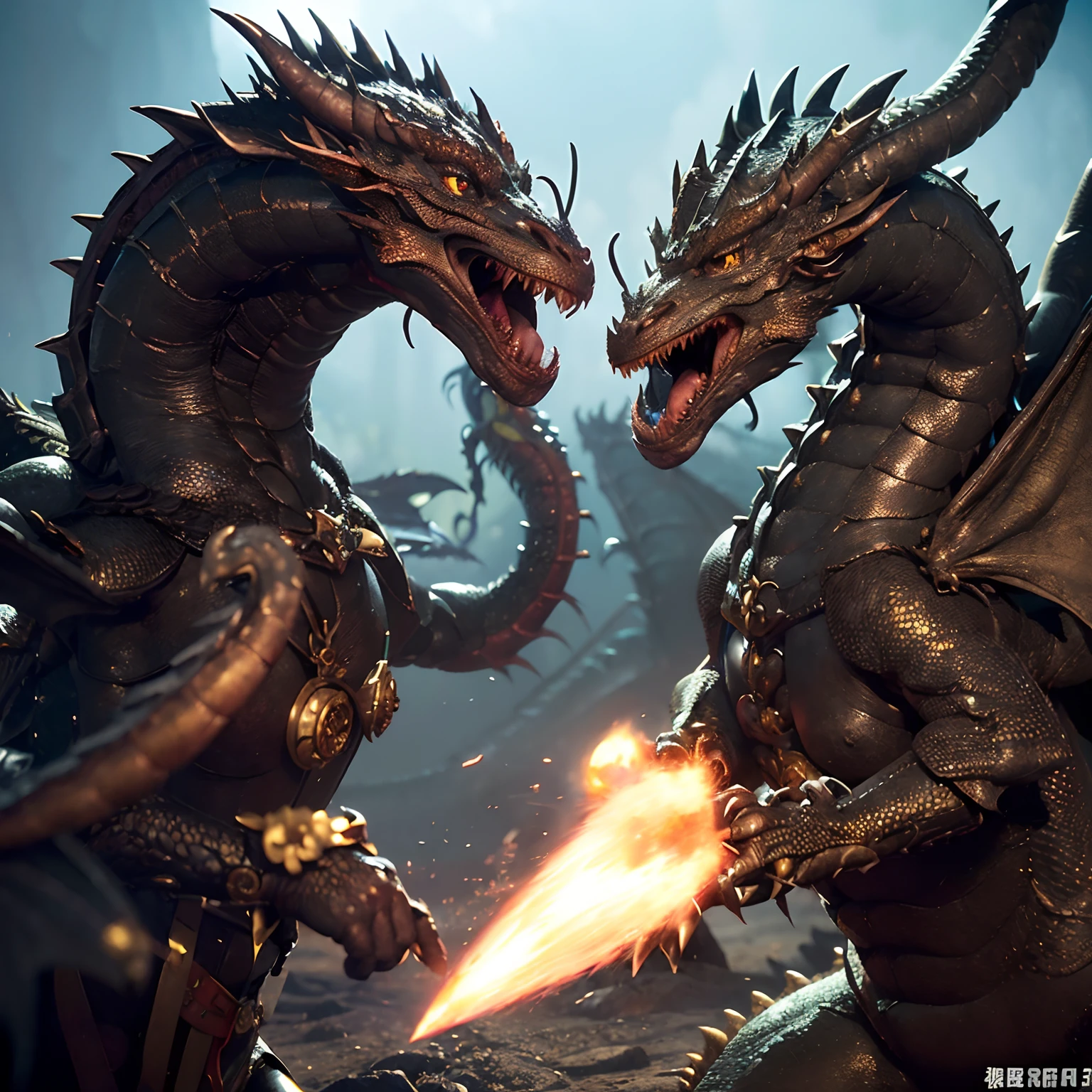 (The Ultimate Beauty Face), Professional , masterpiece、top-quality、photos realistic , depth of fields (Gemstone Black Metal Body:1.4),(Matte Black、(cleavage of the breast)、Dragon Gold Weapon,Mystical expression、Particles of light、((((Fight dragons)))、(a beauty girl)、(Dragon Metal Body:1.4),Gorgeous Silver Weapons ,(( Dragon's dense and gorgeous sword)) , Beautiful knife ,warhammer 40k , adepta sororitas,Detail and gorgeous crown、((Red hair))、(Castle background)、、((Gangle's forest background))、Beautiful Caucasian beauty、1a person、dynamic ungle,(((Detailed and ornate Black Devil Crown)))、Smaller head、A smile、Castle background、Thin and beautiful female hands、cleavage of the breast、Soldier in iron armor on background、Mystical expression、Light Effects、intense fighting、Wind-effect、magic circles、With the legendary magic wand、(demonic wings)、