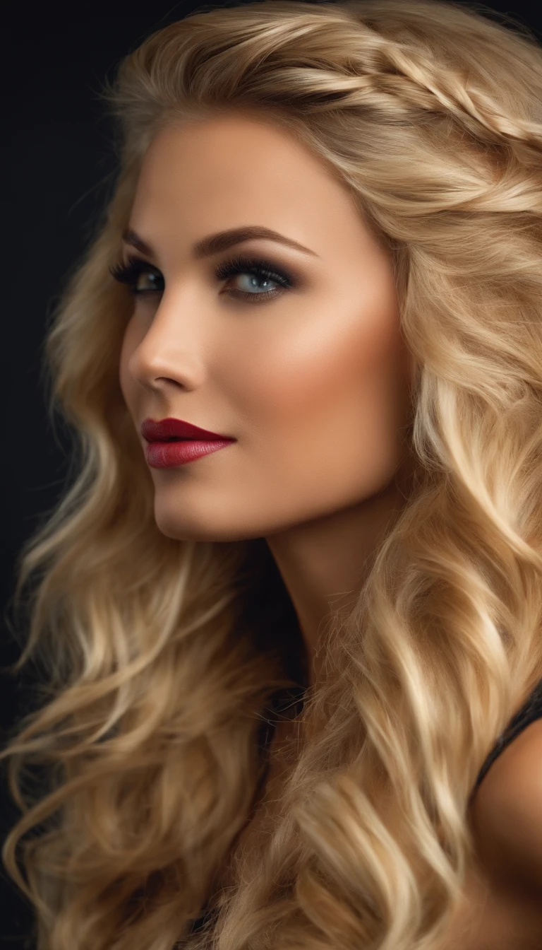 blonde strhair