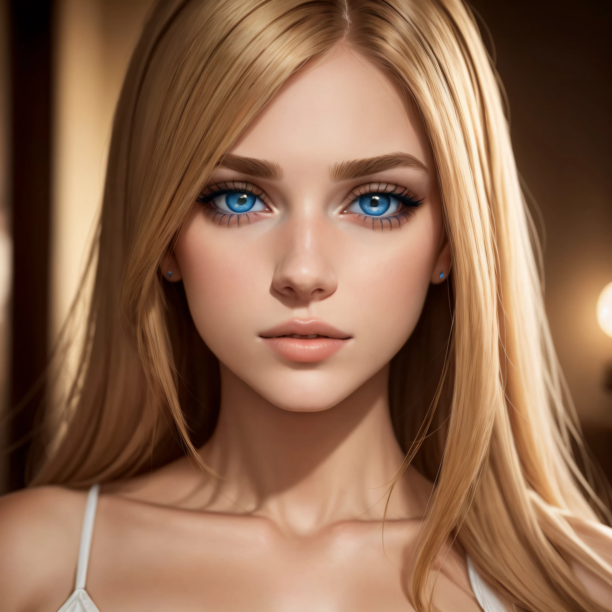 Elegant mature woman, milf, blue eyes, blonde hair, soft light, 4k resolution, high quality, beautiful cg
