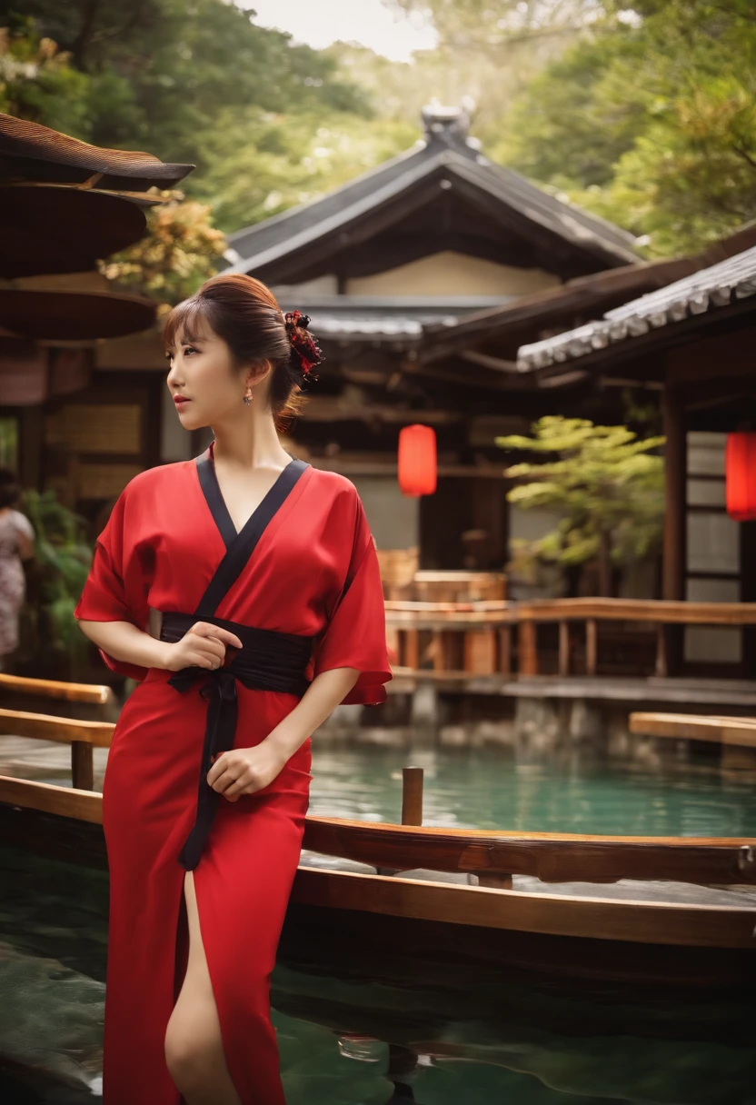 A Japanese style huge tit izakaya swim wears