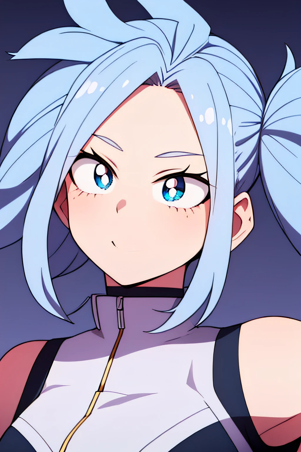 1 girl my hero academia style hair with streaks