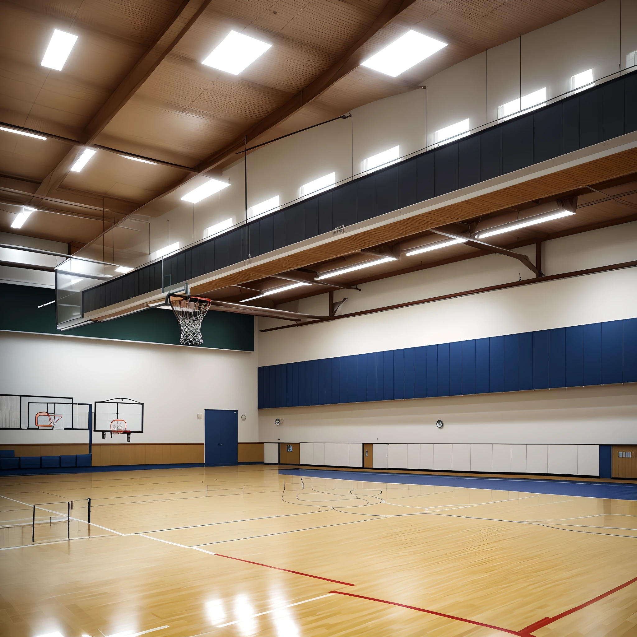 Multi-sport gymnasium