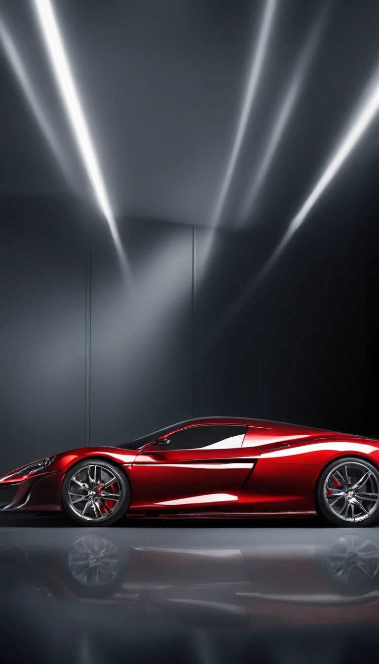 best quality,ultra-detailed,realistic,sportscar,shiny,red color,reflective surface,sleek design,high-speed motion,exquisite attention to detail,professional rendering,studio lighting,bokeh,high-performance engine,aerodynamic shape,curved lines,precision engineering,aggressive appearance,luxurious interior,open road,adrenaline rush,chrome accents,carbon fiber body,vivid colors,luxury sports car