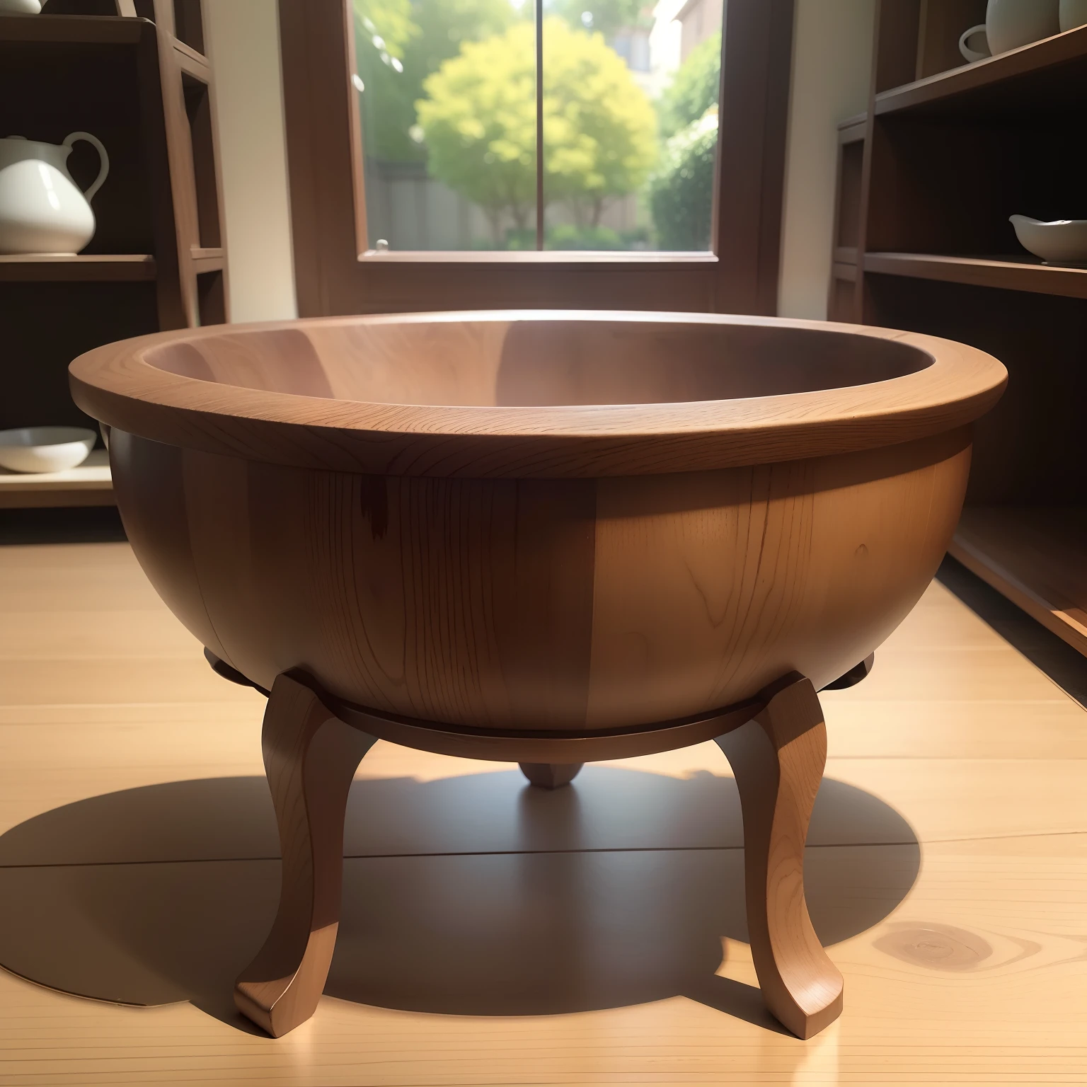 The body of the bowl is based on the appearance of the dachshund,The interior is hollow,3 bowl legs