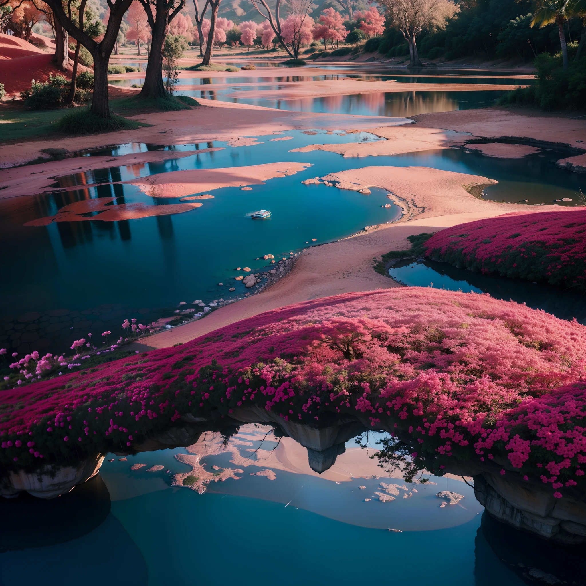 paisagem encantadora em um pais arabe