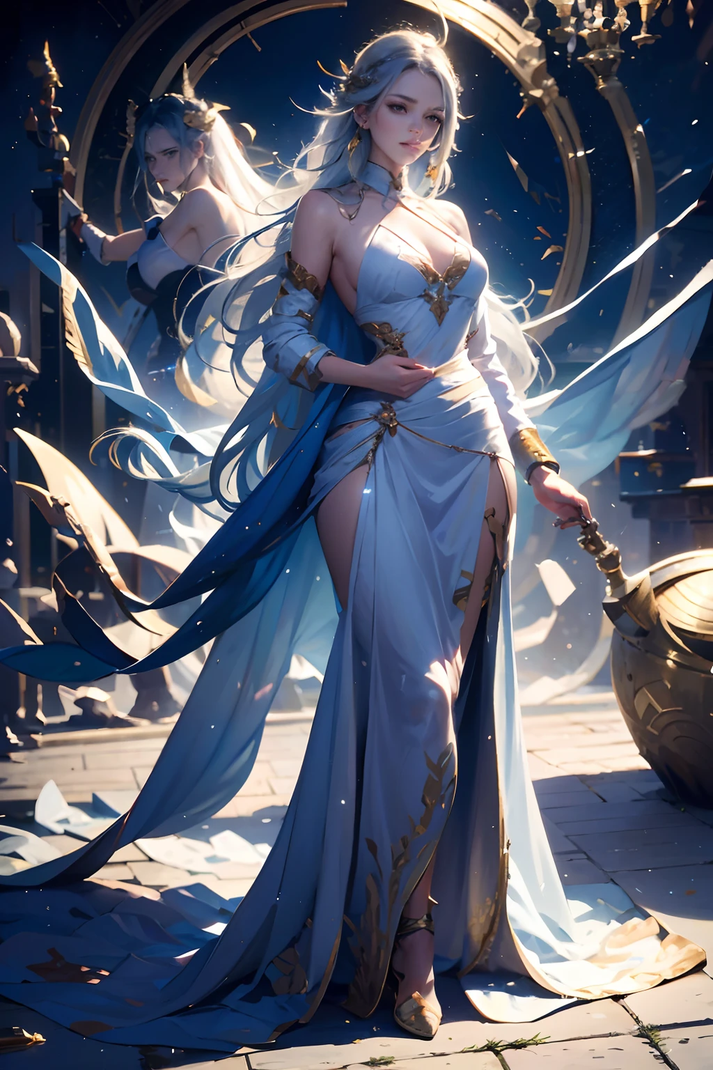 true-to-life visuals,artistically refined,captivating beauty, dramatic contrasts, atmospheric depth,intimate moments, enduring allure, authentic portrayal,lifelike accuracy, evocative mood, emotional depth, striking symbolism, small breasts, 1girls,solo,(looking at viewer),(full body:1.4), (Glowing ambiance, enchanting radiance, ethereal atmosphere, mesmerizing glow, evocative hues, captivating coloration, dramatic lighting, enchanting aura:1),armor robot,(highly details:1.5),unreal engine,3d render,film photograhpy, complex 3d render ultra detailed of a beautiful porcelain profile woman android face, (cyborg:1.3), robotic parts, 150 mm, beautiful studio soft light, (rim light:0.63), vibrant details, luxurious cyberpunk, lace, hyperrealistic, anatomical, facial muscles, cable electric wires, microchip, elegant, beautiful background, octane render, H. R. Giger style, 8k, best quality, masterpiece, illustration, an extremely delicate and beautiful, extremely detailed ,CG ,unity ,wallpaper, (realistic, photo-realistic:1.37),Amazing, finely detail, masterpiece,best quality,official art, extremely detailed CG unity 8k wallpaper, absurdres, incredibly absurdres, robot, silver helmet,