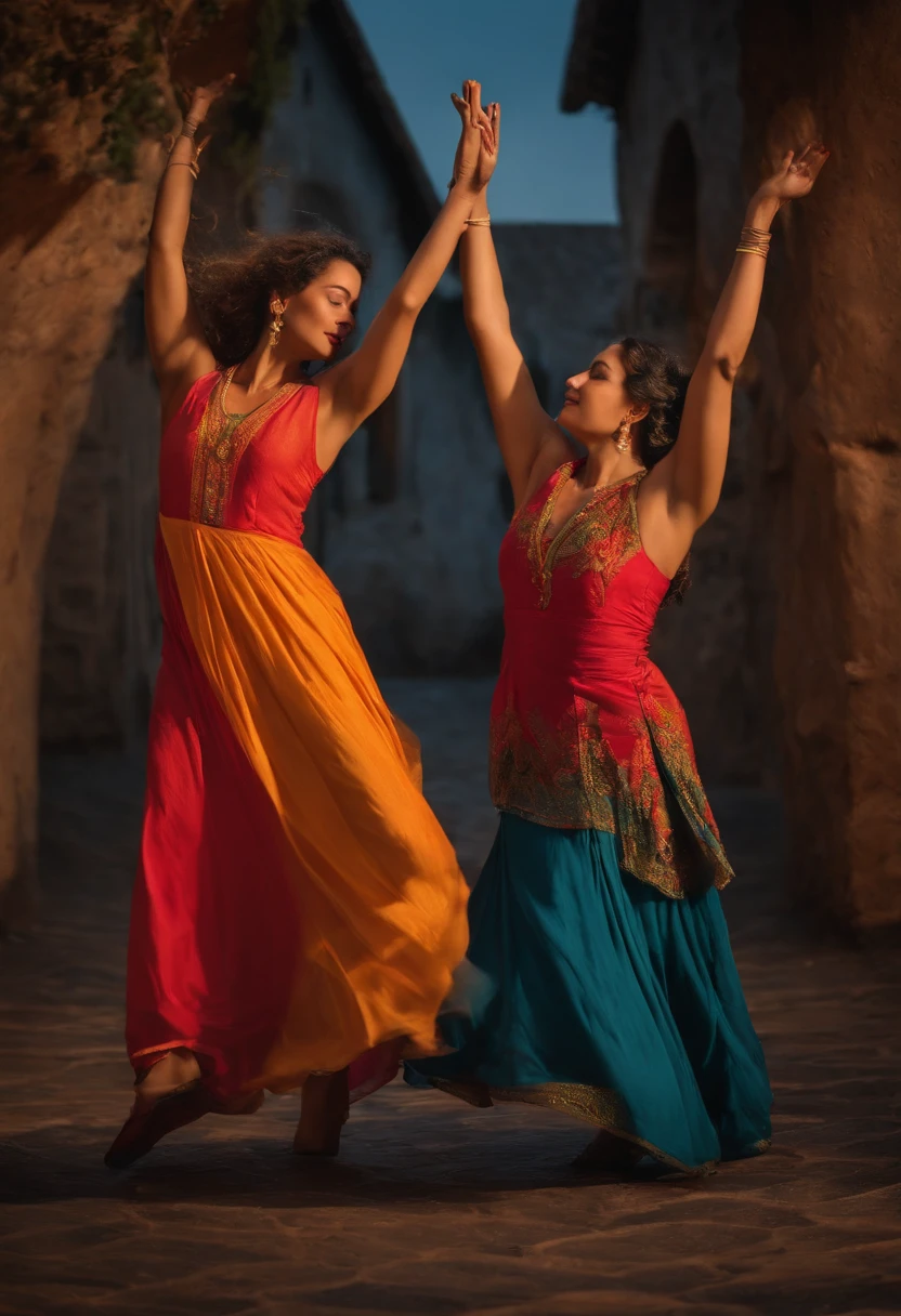Women dancing
