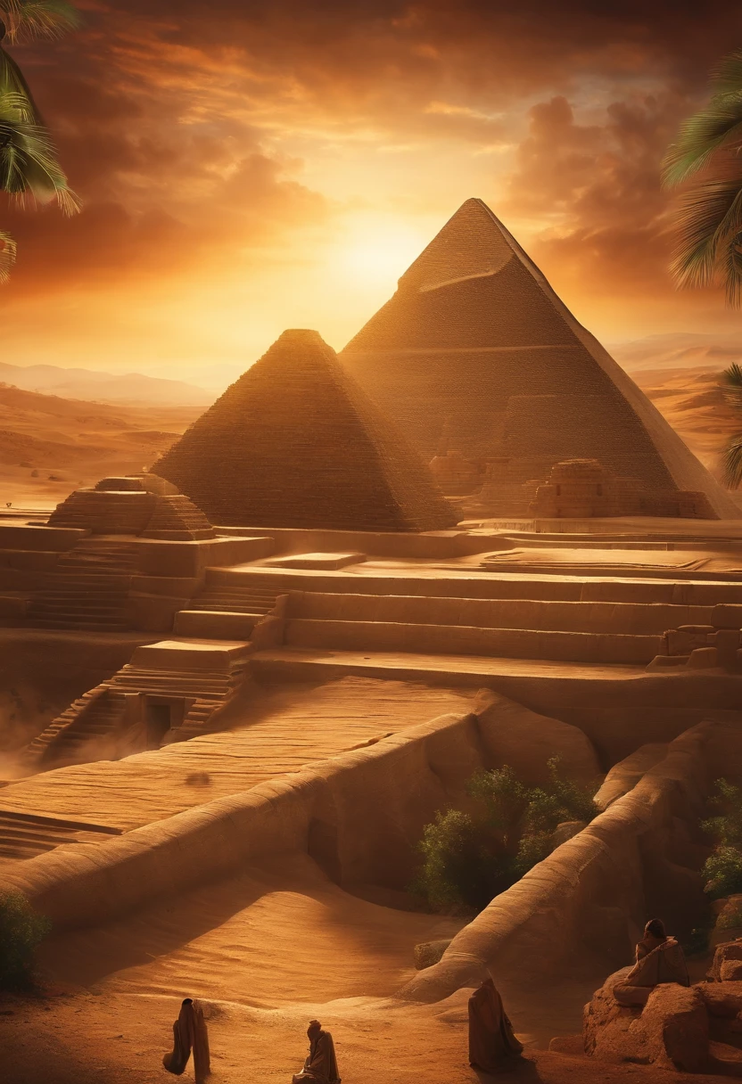 civilization, ancient, Sumerian, anunnaki, architecture, advanced civilization, technology, Sumerian construction,4k, bright lights, real