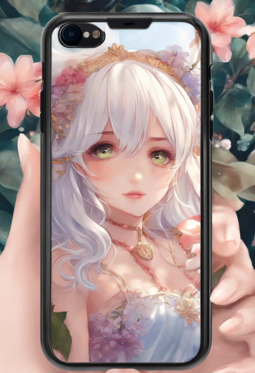 a cute anime phone cover design