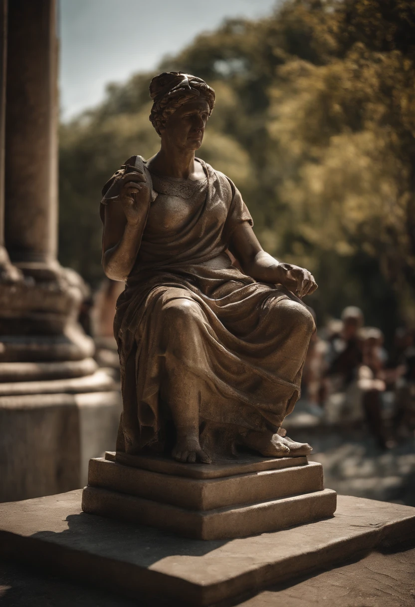 Atenas estatua