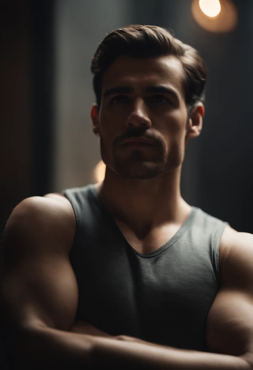 young,handsome,Masculine,Bright Light,Movie,Upper Body