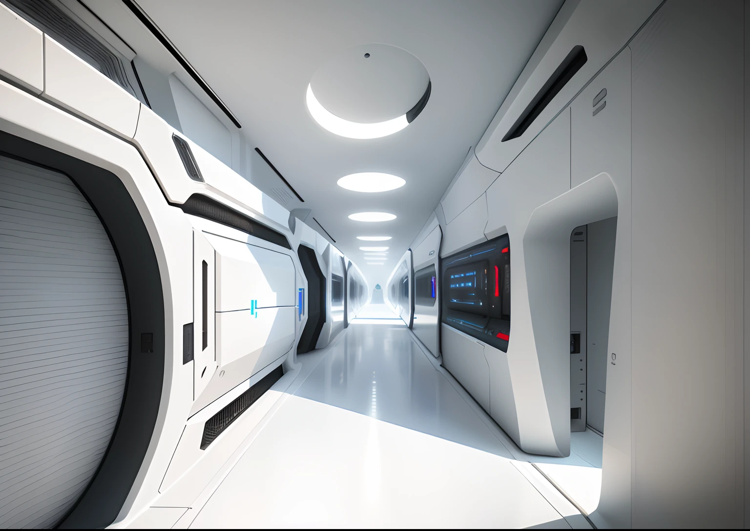 ultra realistic, white, futuristic, cyberpunk