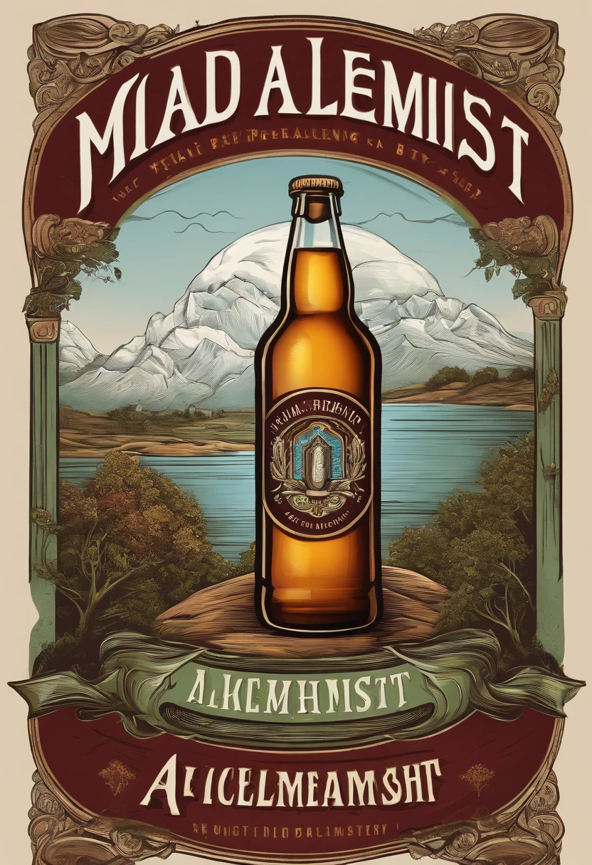 logo for a brewery named Mad Alchemist