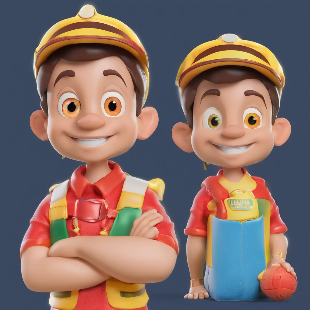 Presidente do Brasil, Lula da Silva, as Pinocchio child character, super bonito IP menino por pop mart, olhos brilhantes, querubim, argila, Modelos, um brinquedo de caixa cega, Brilhante e delicado,fundo limpo, Bom brilho, 3D rendering of,best quality
