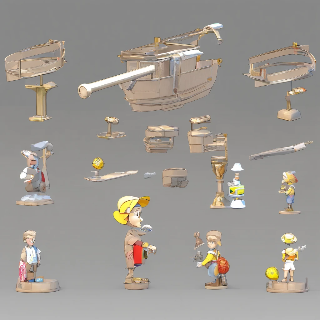 Presidente do Brasil, Lula da Silva, as Pinocchio child character, super bonito IP menino por pop mart, olhos brilhantes, querubim, argila, Modelos, um brinquedo de caixa cega, Brilhante e delicado,fundo limpo, Bom brilho, 3D rendering of,best quality