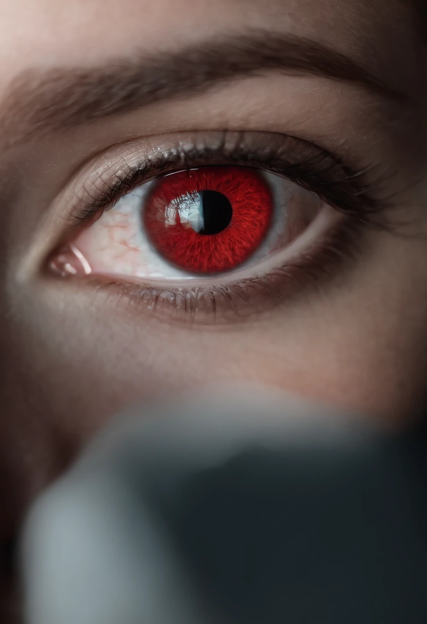 red pupil
