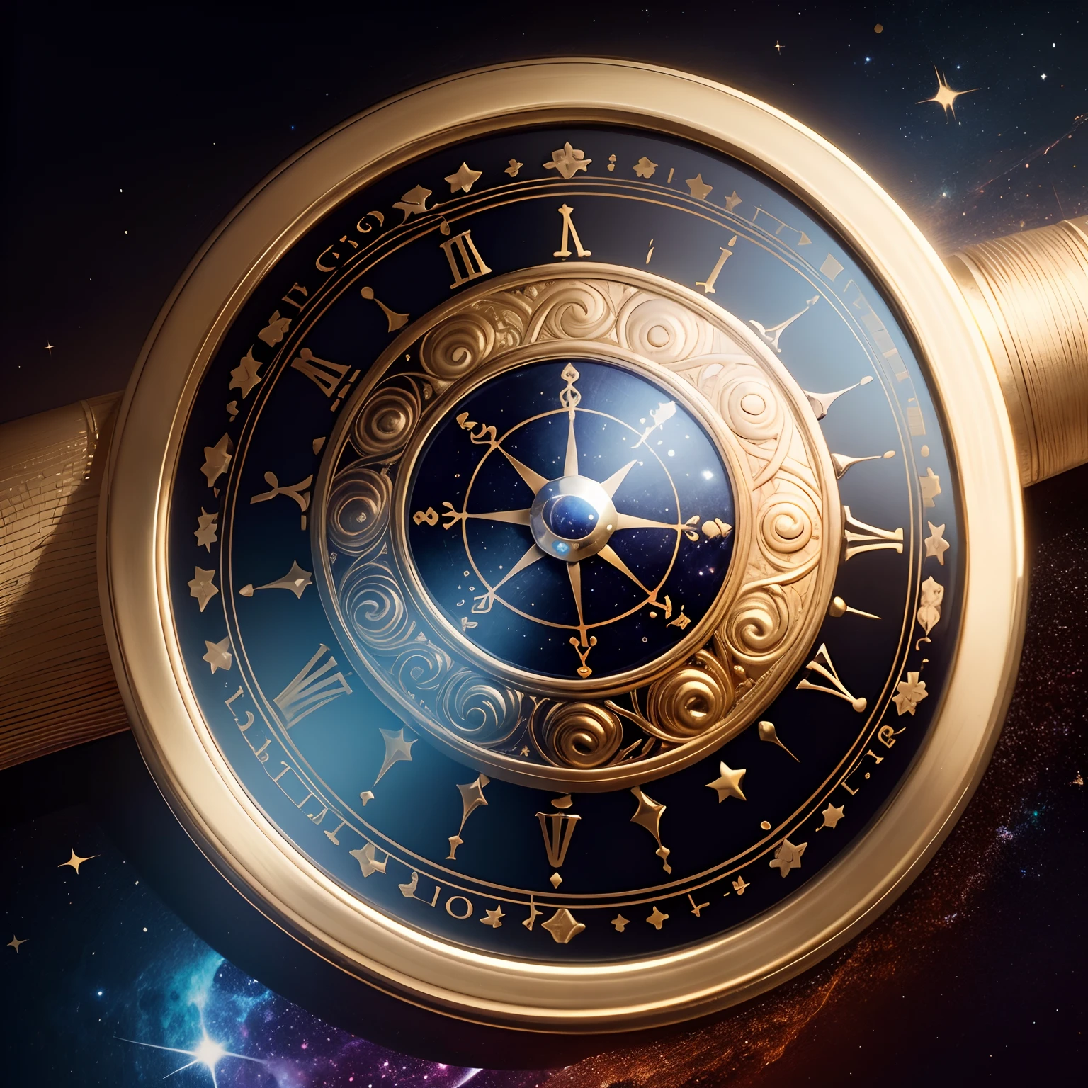 Astrological sign of [Scorpius], escudo em cores bonitas, detalhes intrincados, Cosmic photography Create a coin with the name Skema