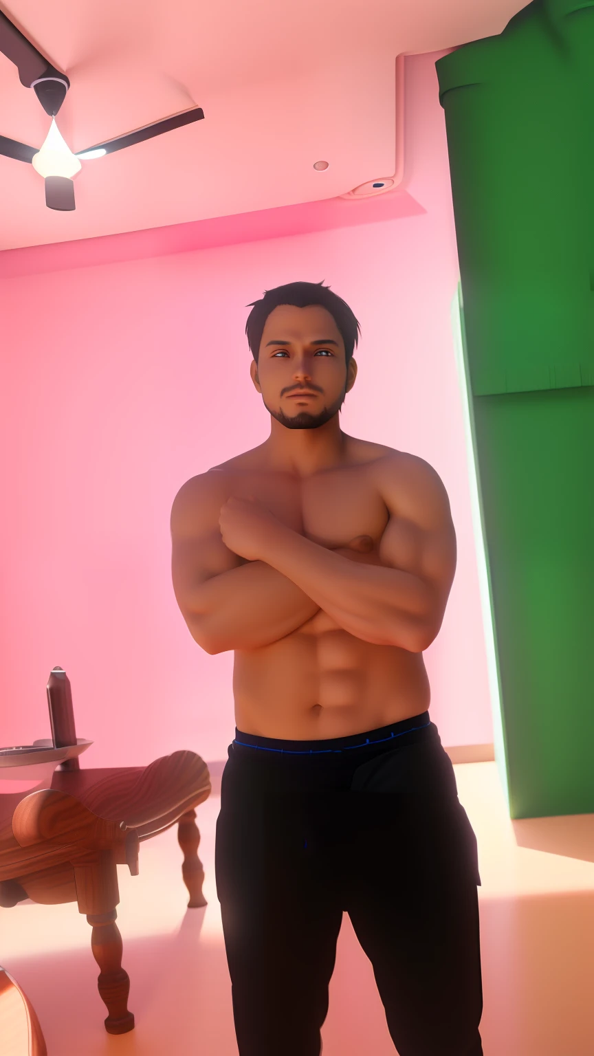 Anime realistic realface body