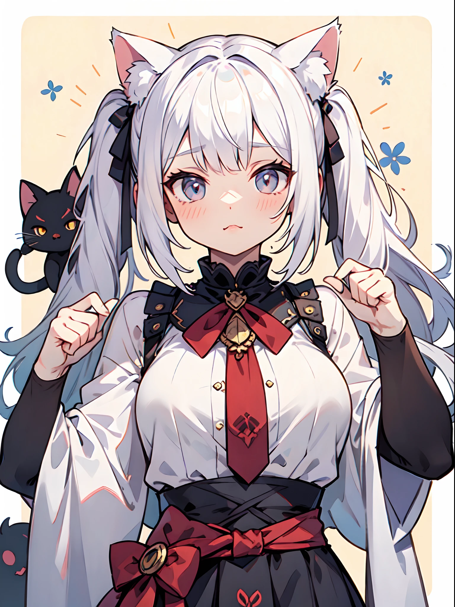 One beautiful cat girl,Chibi,onmyouji