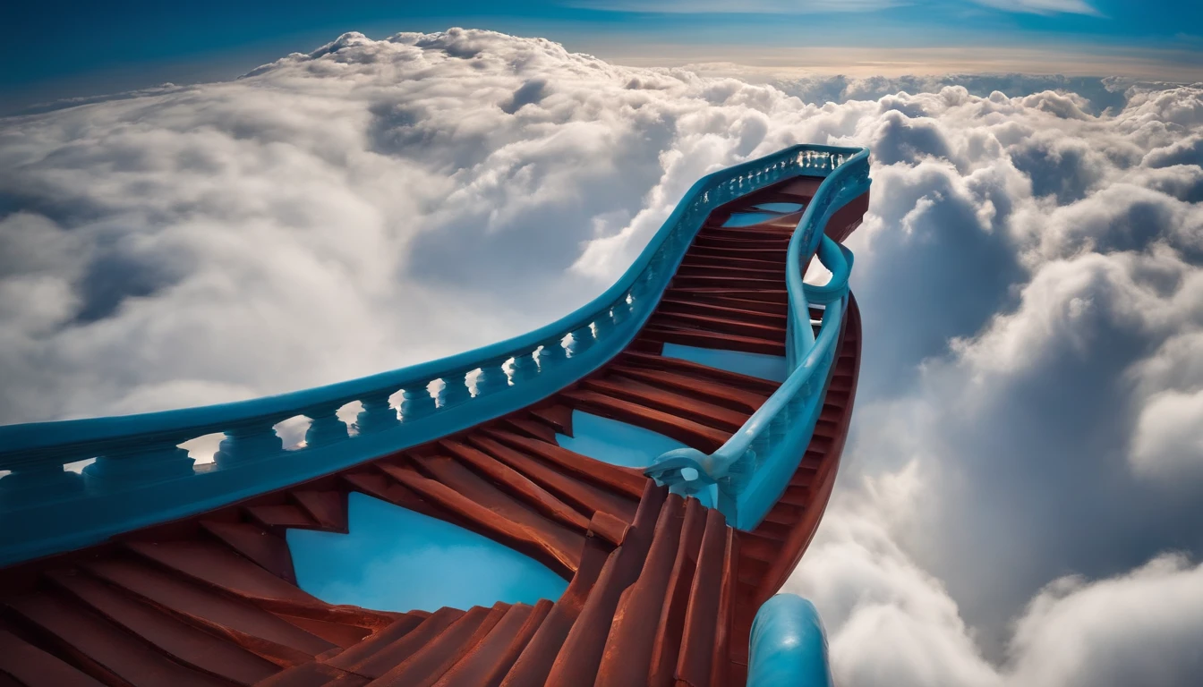 Stairs in the clouds