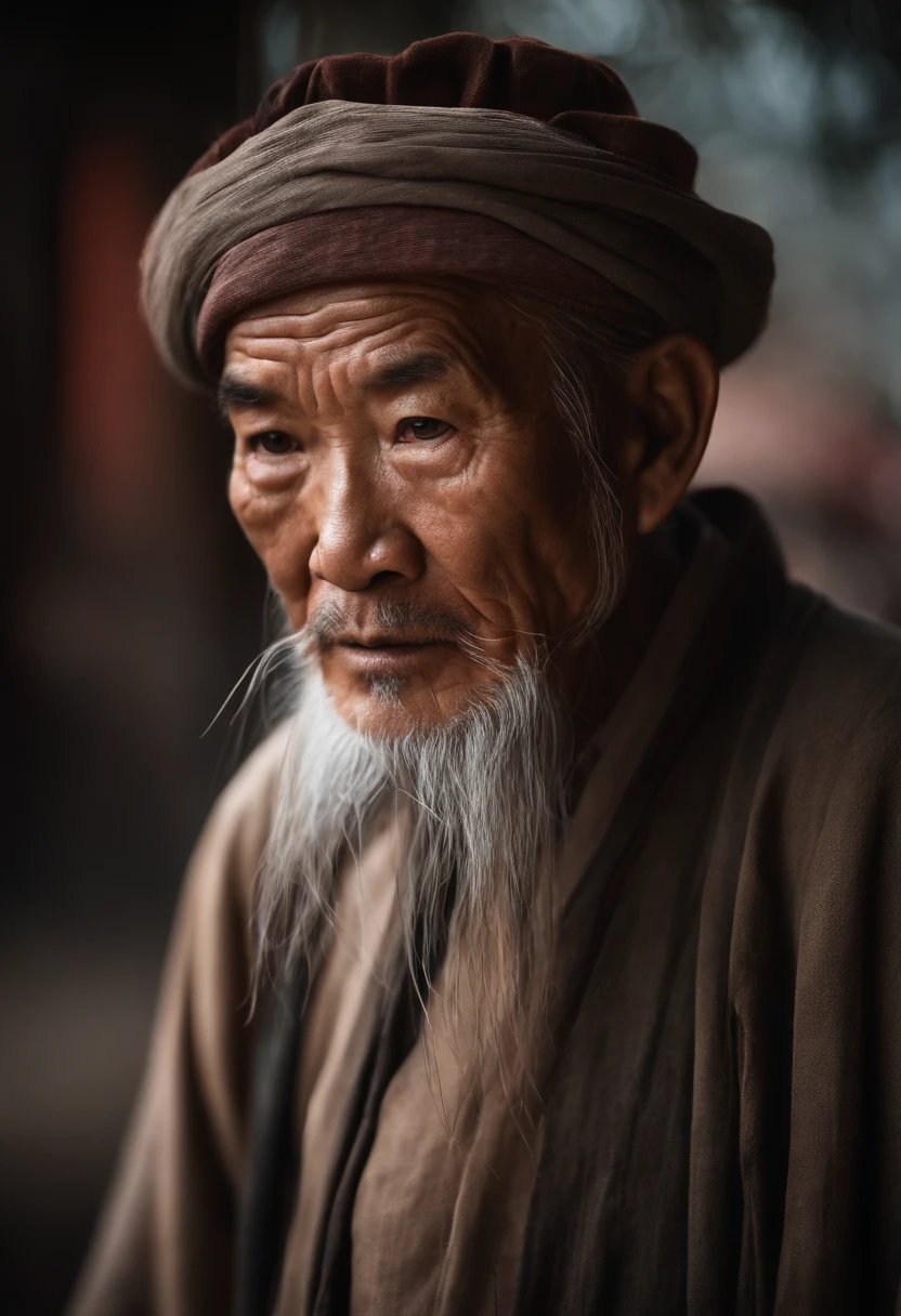 Make an old Chinese man, but sweaty giving connments
