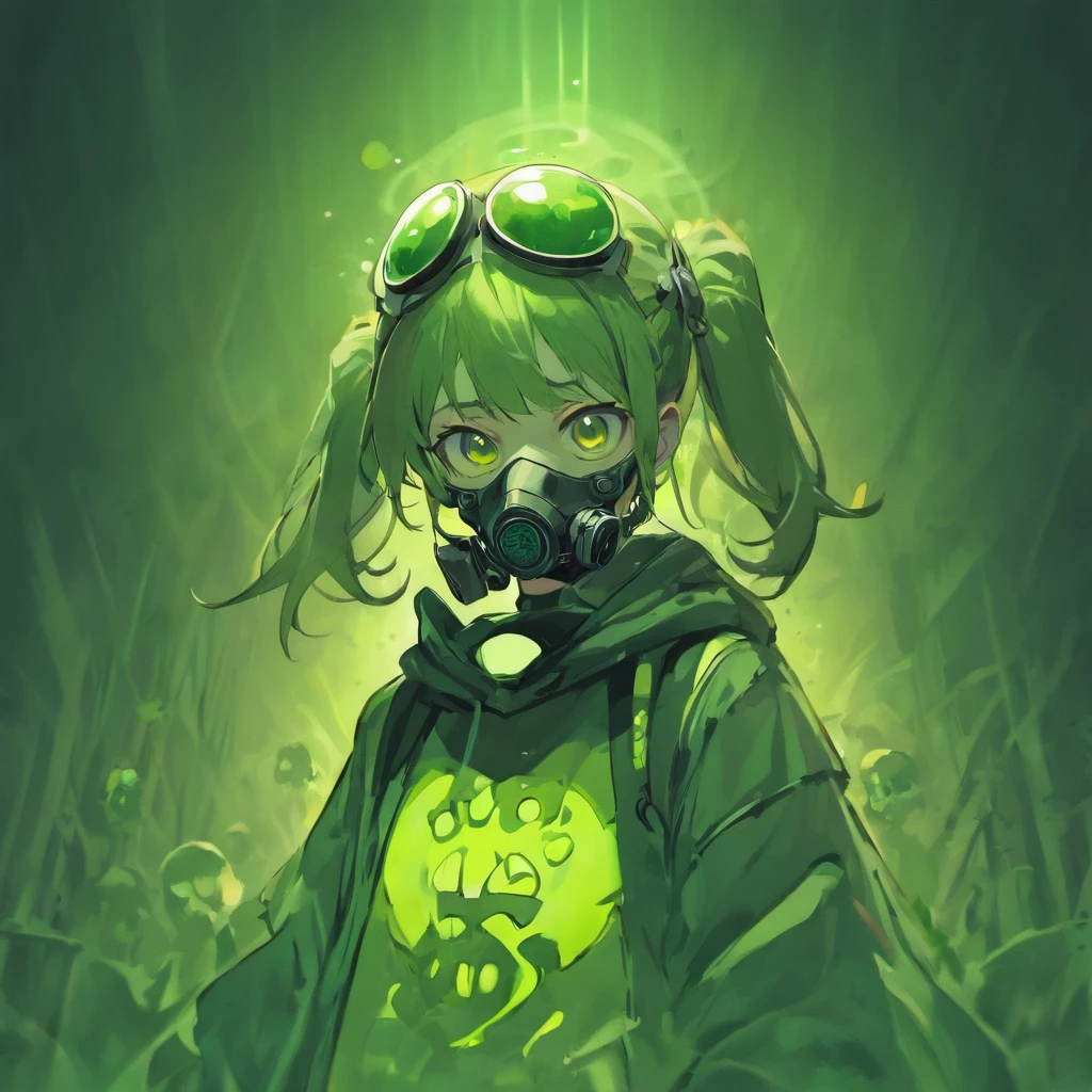 cartoon style, mushroom zombie with gas mask, front view, 2d vector art, t-shirt design aesthetic, without shadow, centered art, front, adobe illustrator, clean background, Leonardo Style, illustration, vector art,