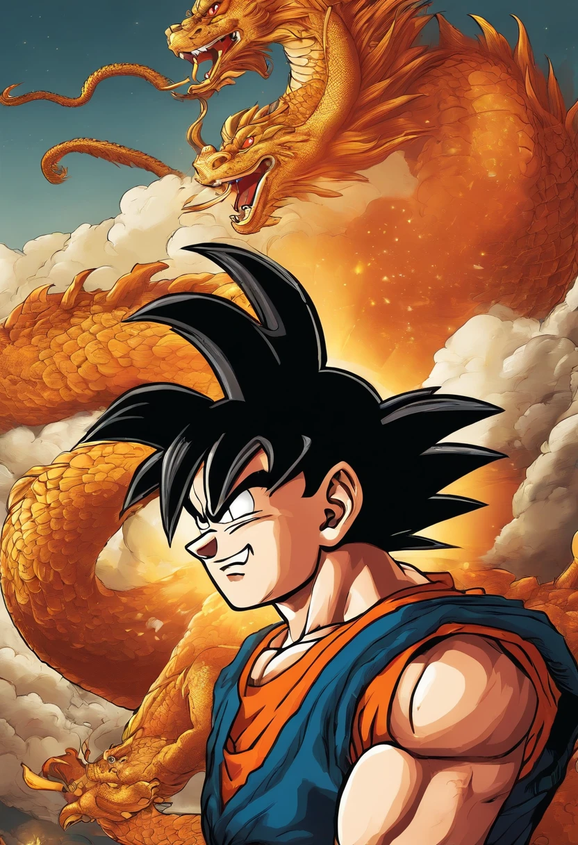 charizard with goku and bald saitama