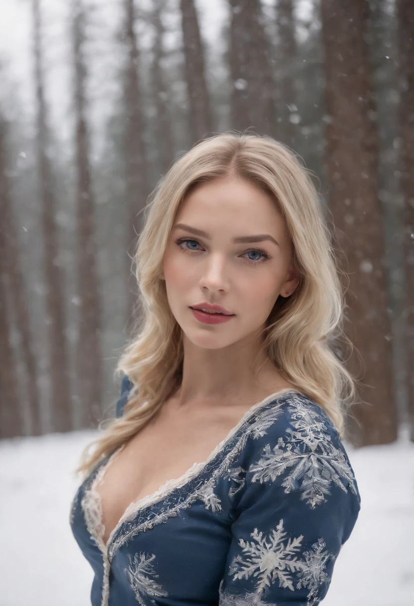 raw, Nikon Z 85mm, award winning glamour portrait, front lit, Low_Angle, ((cowboys_shot)), nffsw, Beautiful, Petite 18-year-old supermodel, ((Skin Tight Ski Pants)), god rays, a blond, Bright blue eyes, Fit, Petite, ((Cameltoe:1.3)), ((pronounced pubis)), skinny, (Chiseled abs), ((High detailed skin, Skin Details)), Sharp Focus, Volumetric fog, 8K UHD, Digital SLR, High quality, Film grain, Winters, snowflakes falling, russian face, naked ,open legs ,beautiful body