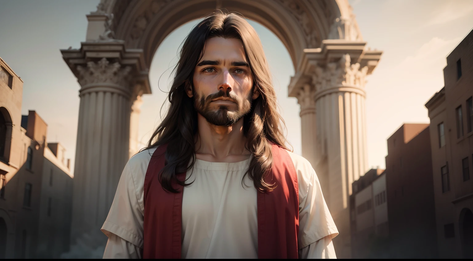 JESUS CHRIST WITH A BACKGROUND