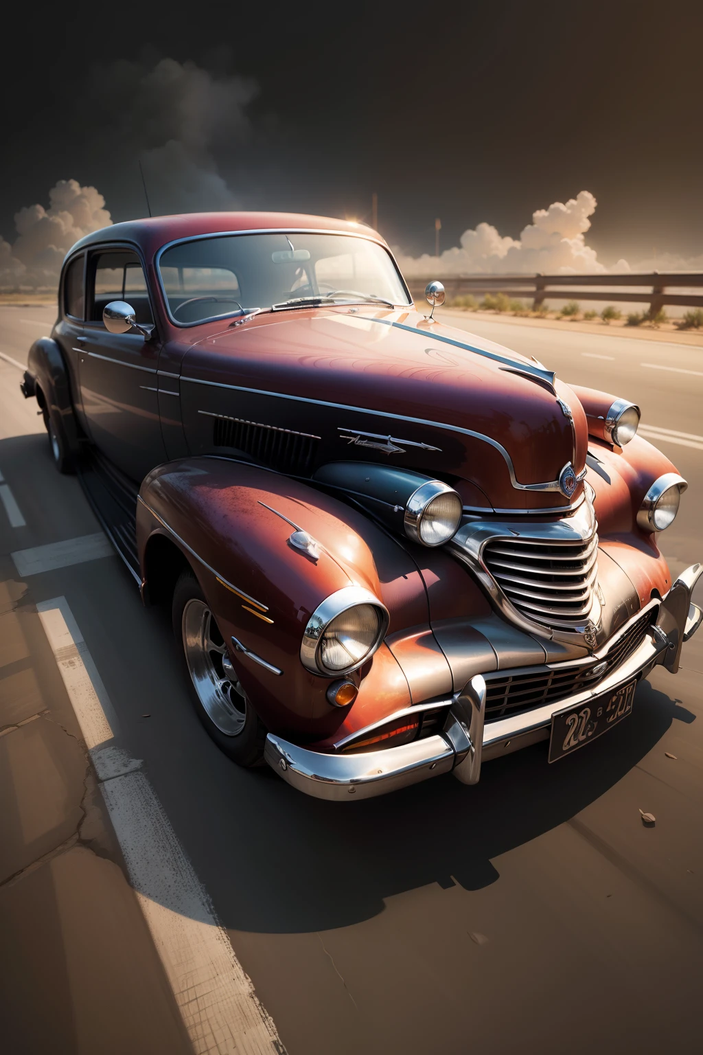 There is a drawing of a car with a skull on it, arte do design automotivo, Arte do Chrome, pintura automotiva, obras de arte impressionantes, pintura digital altamente detalhada, airbrush art, arte digital altamente detalhada, dramatic artwork, carro feito de carne, pintura de carro de cobre antigo manchado, airbrush digital art, Mark Brooks detalhou, chicano airbrush art, Swagger! cultura lowrider