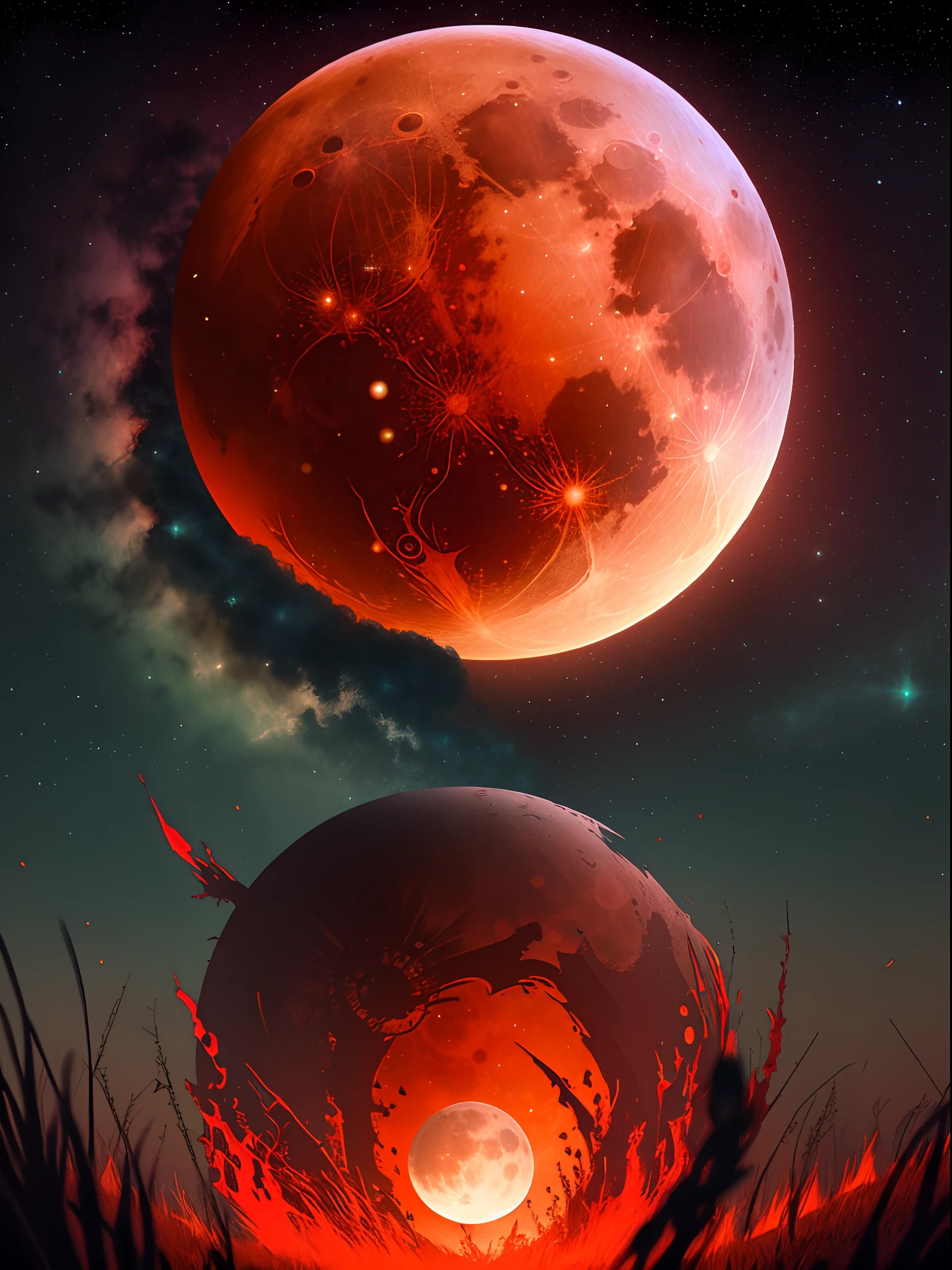 Crimson Blood Moon